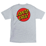 Santa Cruz Classic Dot Mens T-Shirt, Ath Hthr