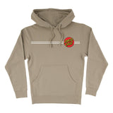 Santa Cruz Classic Dot Womens Relaxed Hoodie, Cement