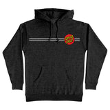 Santa Cruz Classic Dot Mens Pullover Hoodie, Charcoal Heather