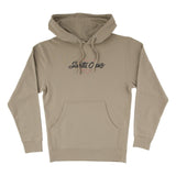 Love Script Women's Hooded Midweight Sweatshirt, Black