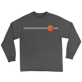 Santa Cruz Classic Dot Long Sleeve T-Shirt Charcoal Heather