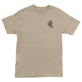 Men's Screaming Hand Regular T-Shirt, Sand w/ Maroon Grey