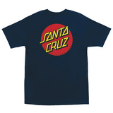 Santa Cruz Classic Dot Mens T-Shirt, Navy